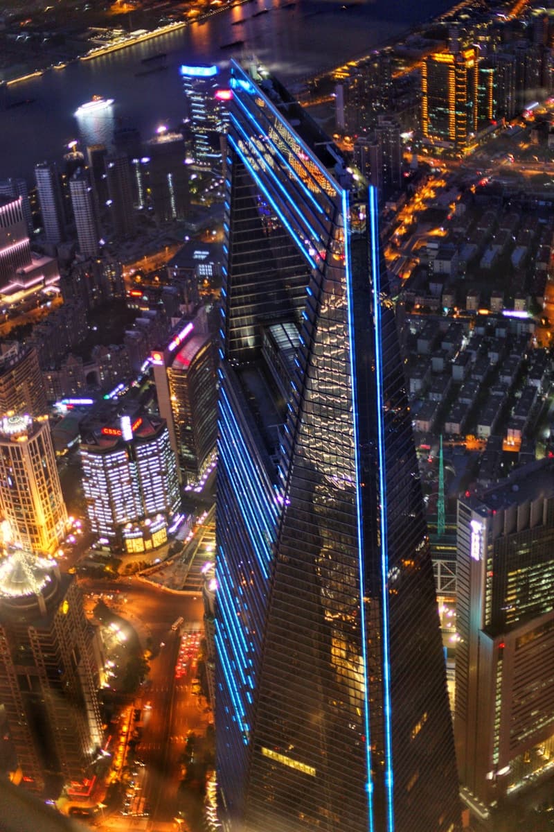Helicopter over the Bund & Lujiazui